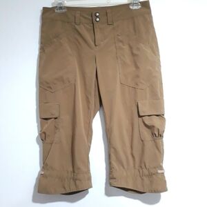 Athleta women's pants quick dry adventure tan pants size 2